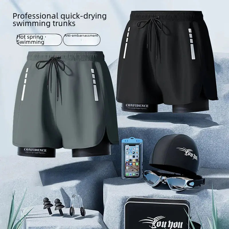 Men's Swim Trunks 2023 Quick-Dry Shorts for Spa Use safaristore.shop