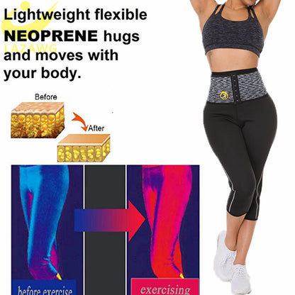 Compression Waist Sweat Pants Fitness  Pants