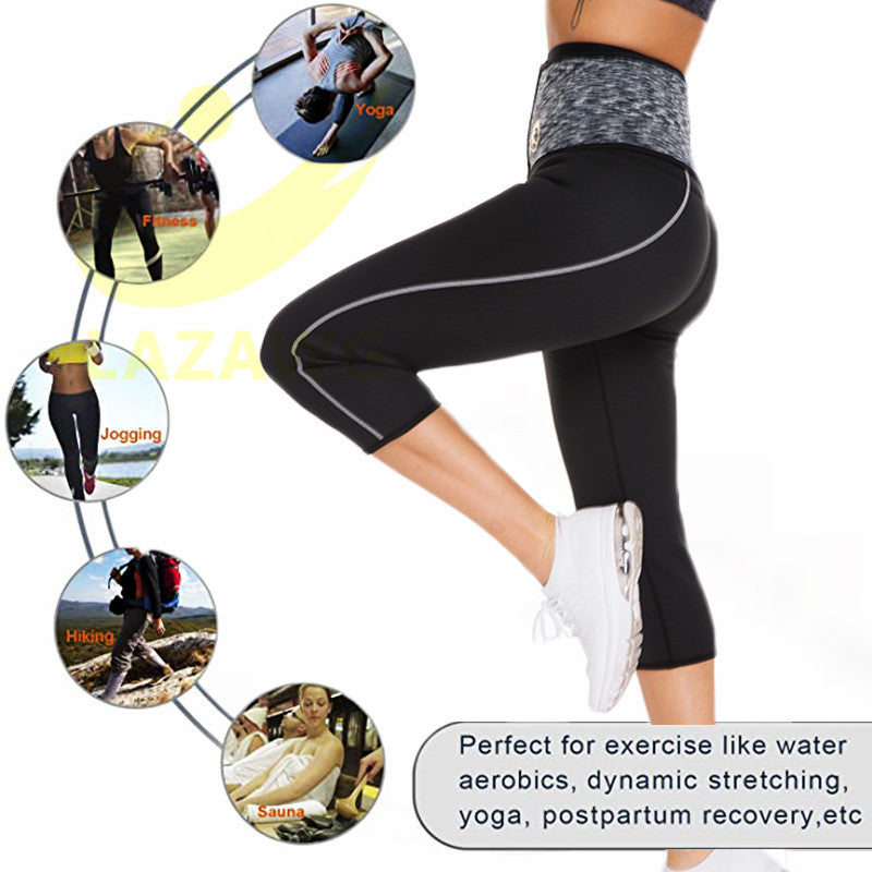 Compression Waist Sweat Pants Fitness  Pants
