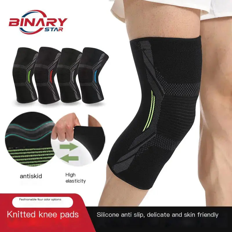 Men's Breathable Knitted Basketball Knee Pads for Sports safaristore.shop